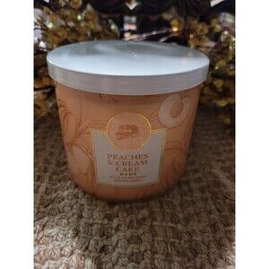 Peaches & Cream Cake - Goose Creek 3-wick Candle